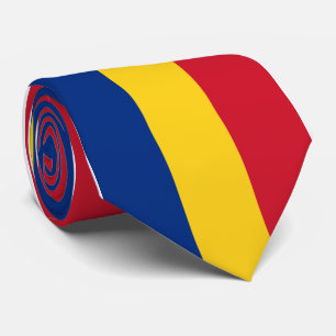 Rumänien Flagga Slips