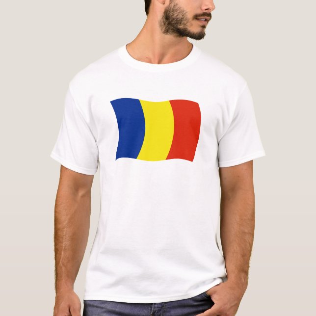 Rumänien Flagga Tröja (Framsida)