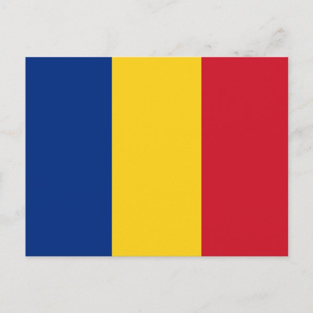 Rumänien flagga vykort (Framsida)