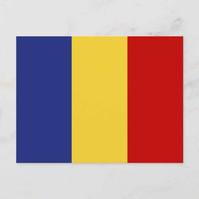 Rumänien Flagga Vykort (Framsida)