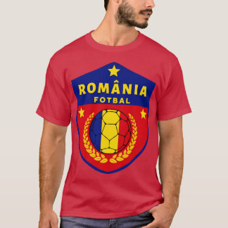 Rumänien Fotbal T Shirt