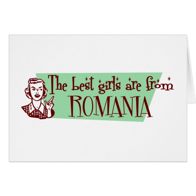 RUMÄNIEN HÄLSNINGSKORT (Framsidan Horizontal)