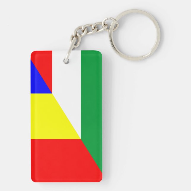 rumänien hungrig flagga-halvsymbol (Baksidan)