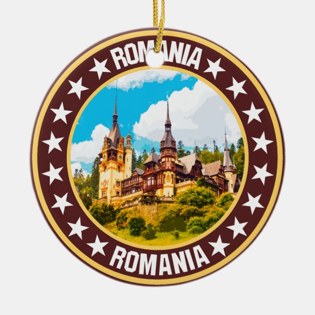 Rumänien Julgransprydnad Keramik (Framsidan)