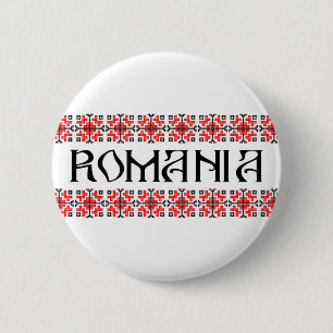 rumänien land symbol namn text folk motif tradit knapp