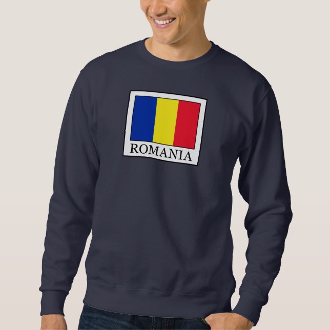 Rumänien Långärmad Tröja (Framsida)