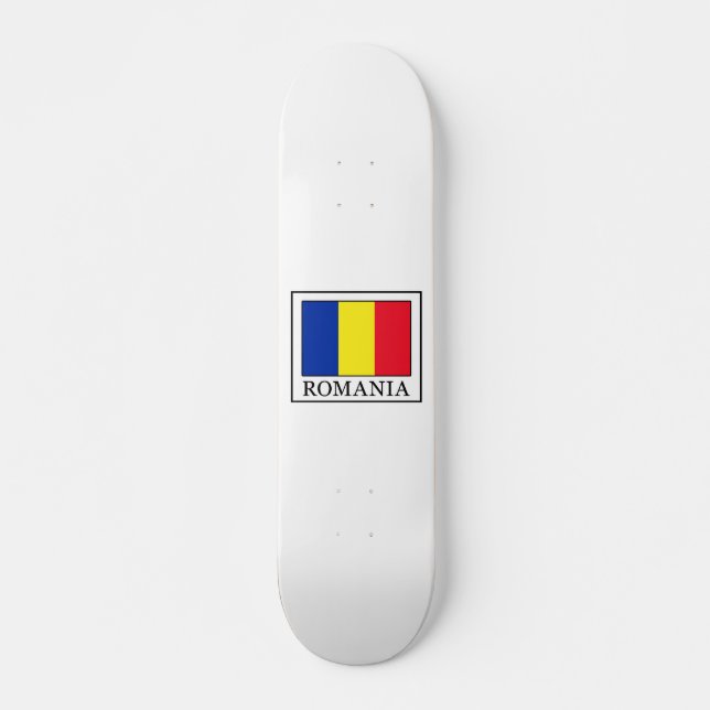 Rumänien Old School Skateboard Bräda 21,6 Cm (Framsida)