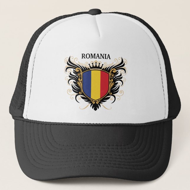 Rumänien [personifiera], truckerkeps (Framsida)