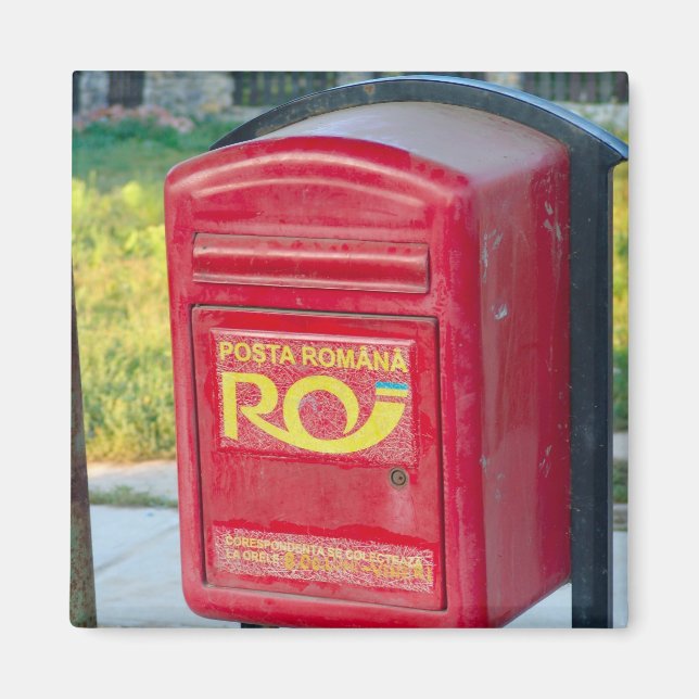 Rumänien, postbox magnet (Framsidan)