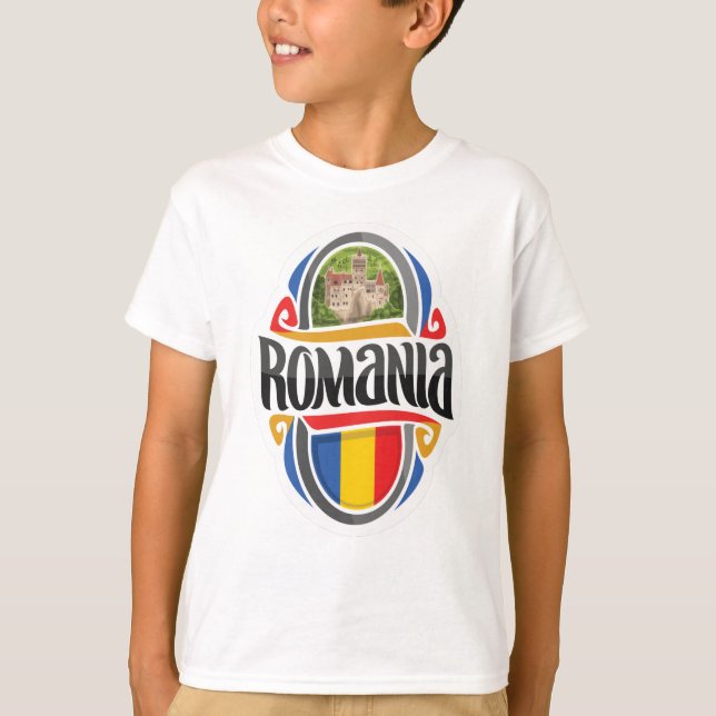 Rumänien Rumänska rumäner T Shirt (Framsida)