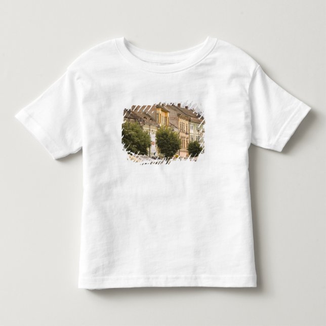 Rumänien, Sibiu. Ny stad. RF) Tee Shirt (Framsida)