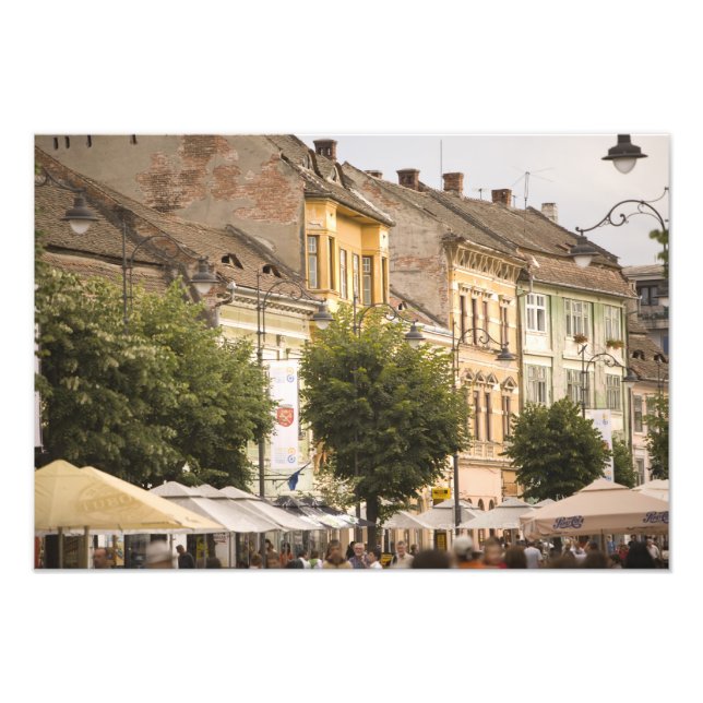 Rumänien, Sibiu. Nya staden. RF) Fototryck (Framsidan)