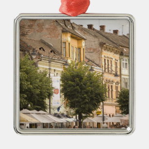 Rumänien, Sibiu. Nya staden. RF) Julgransprydnad Metall