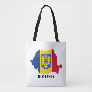 Rumänien Silhouette, märkt. Tygkasse