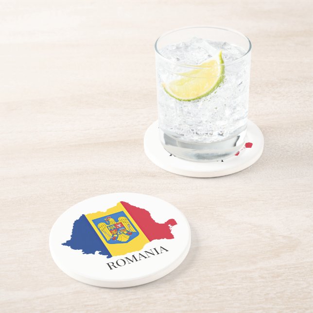 Rumänien Siluett, märkt, Underlägg (Sidan)