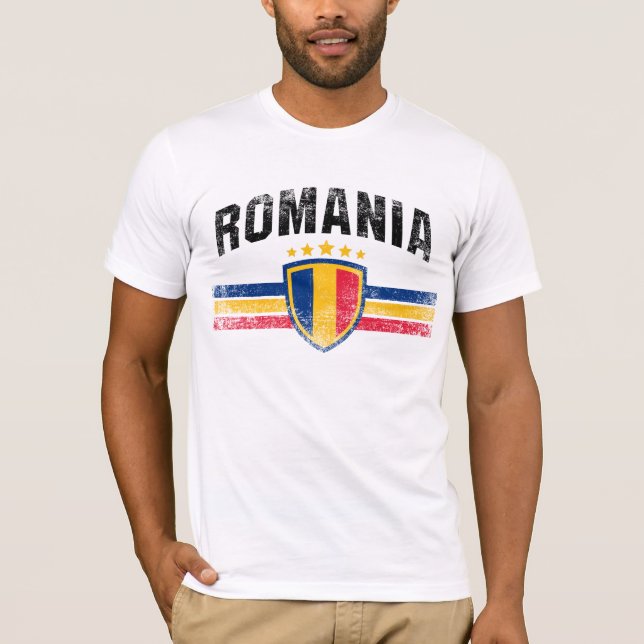 Rumänien T Shirt (Framsida)