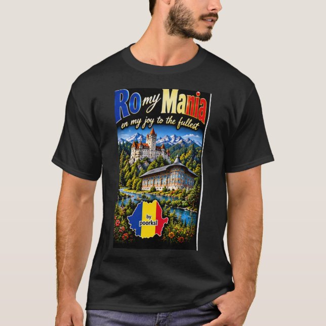 Rumänien T-shirt (Framsida)
