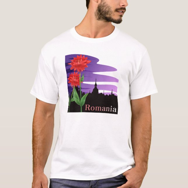 Rumänien T Shirt (Framsida)