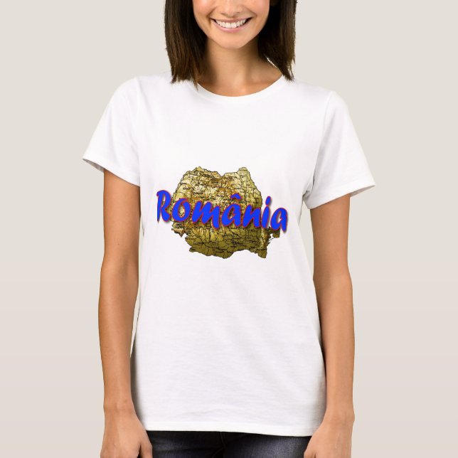 Rumänien T Shirt (Framsida)