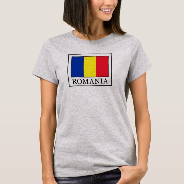 Rumänien Tee Shirt (Framsida)