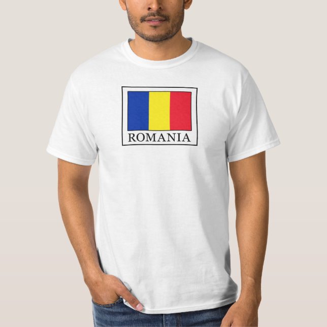 Rumänien Tee Shirt (Framsida)