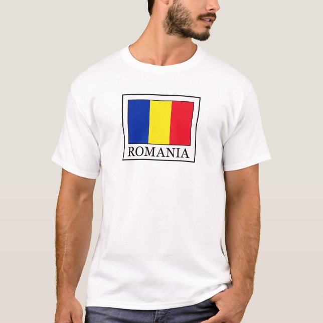 Rumänien Tee Shirt (Framsida)