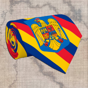 Rumänien Ties, mode Rumänska Flagga Slips