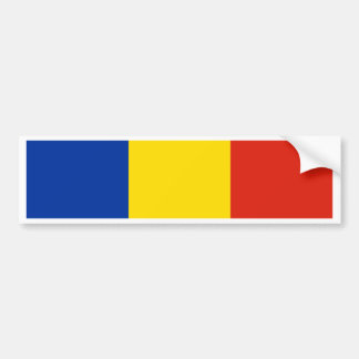 Rumänienflagga Bildekal