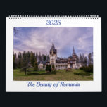 Rumäniens skönhet - stor kalender<br><div class="desc">Rumäniens skönhet - stor kalender,  två sidor,  landskap från Rumänien,  Peles Castle,  Bran Castle,  Parlamentet,  Pelisor Castle,  Sinaias,  Brasovs,  Rasnovs fästning</div>