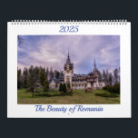 Rumäniens skönhet - stor kalender<br><div class="desc">Rumäniens skönhet - stor kalender,  två sidor,  landskap från Rumänien,  Peles Castle,  Bran Castle,  Parlamentet,  Pelisor Castle,  Sinaias,  Brasovs,  Rasnovs fästning</div>