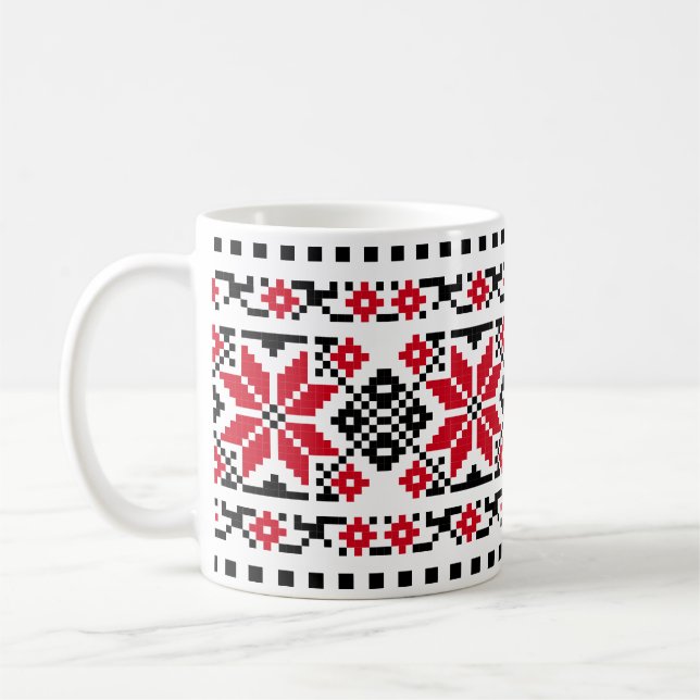Rumäniens traditionella film "The Stars" Kaffemugg (Vänster)