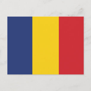 Rumänienslättflagga Vykort
