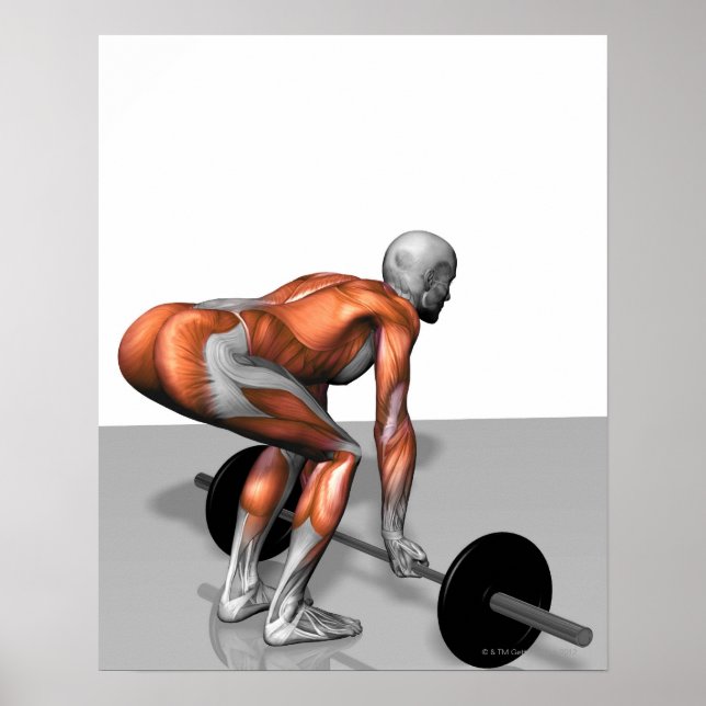 Rumänsk deadlift 2 poster (Framsidan)