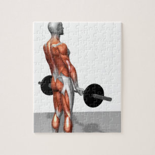 Rumänsk deadlift pussel