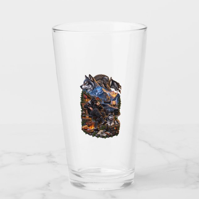 rumänsk design glaskopp (Framsida)