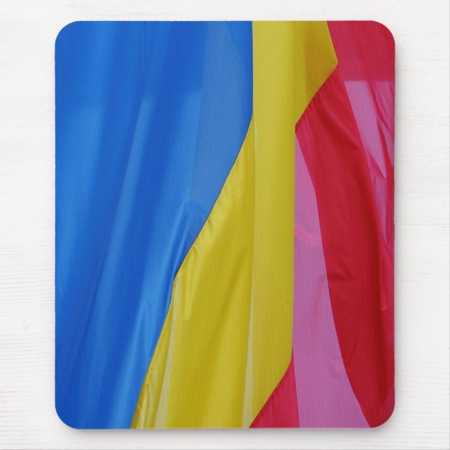 Rumänsk Flagga Mouse Pad Musmatta (Framsidan)