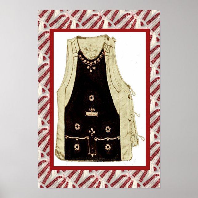 Rumänska fartyg, broderade över klänning poster (Framsidan)