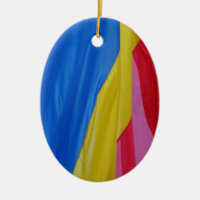 Rumänska Flagga Ornament