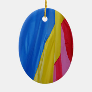 Rumänska Flagga Ornament