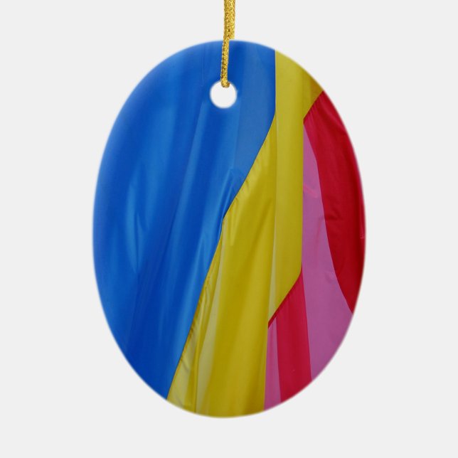 Rumänska Flagga Ornament (Framsidan)