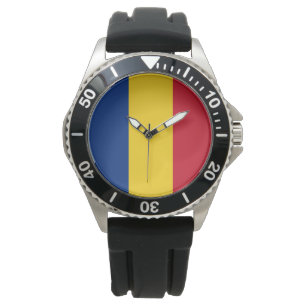 Rumänska Flagga (Rumänien) Armbandsur