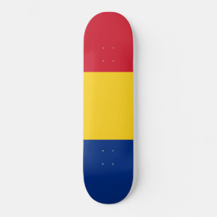 Rumänska Flagga (Rumänien) Mini Skateboard Bräda 18,5 Cm