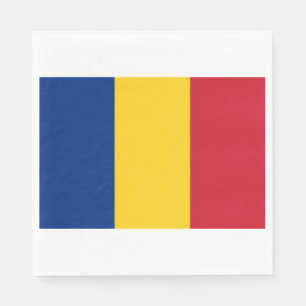 Rumänska Flagga (Rumänien) Pappersservett