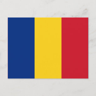 Rumänska Flagga (Rumänien) Vykort