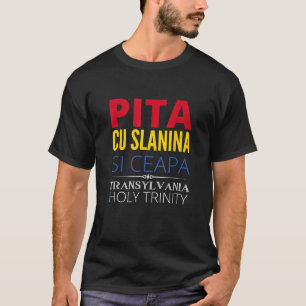 Rumänska Flagga Transylvania Heliga Trinity Pita C T Shirt
