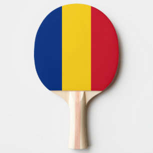 Rumänska flaggan pingisracket