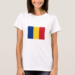Rumänska flaggan t shirt