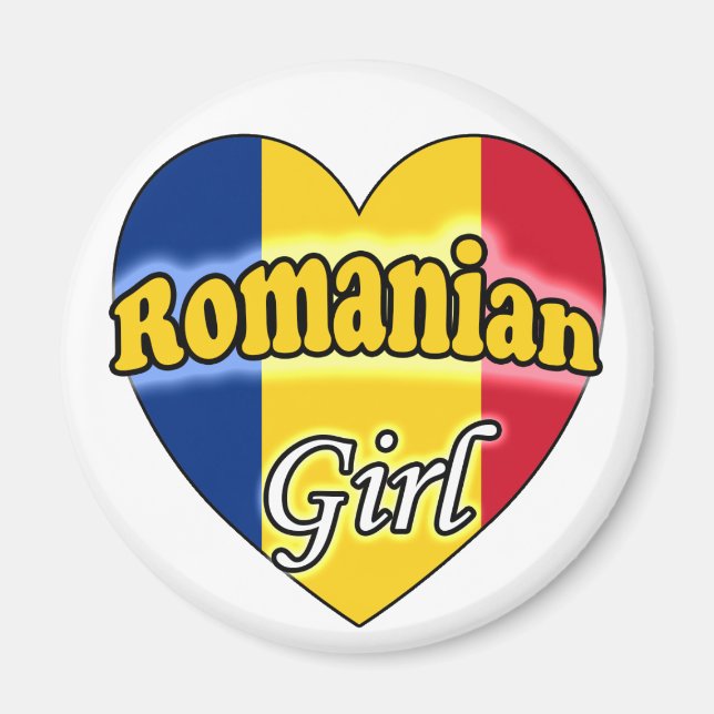 Rumänska flickor magnet (Framsidan)