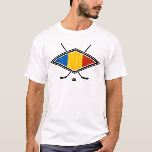 Rumänska ishockey T-Shirt med Namn och nummer