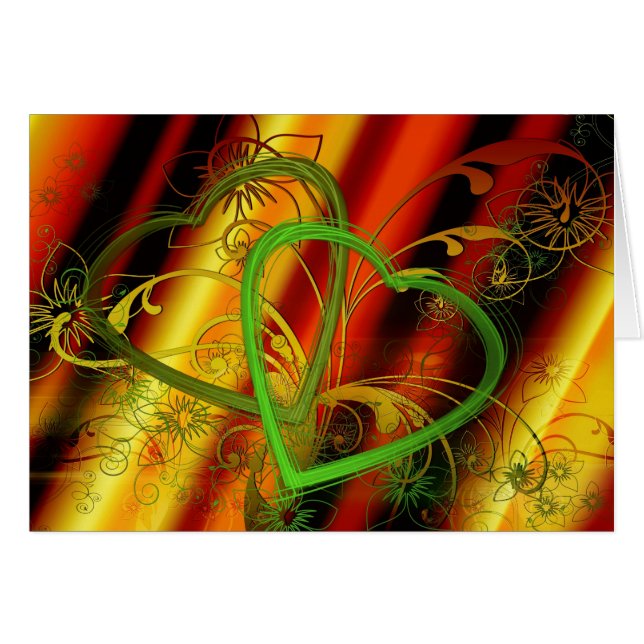 Rumänska - jag kärlek du hälsningskort (Framsidan Horizontal)